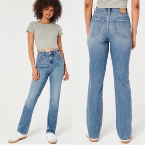 Hollister Ultra High Rise Vintage Straight Jeans Size 25